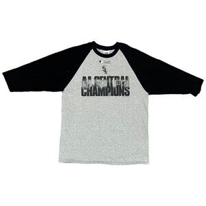 Vintage 2005 Chicago White Sox Al Central Champions MLB 3/4 Sleeve T-shirt